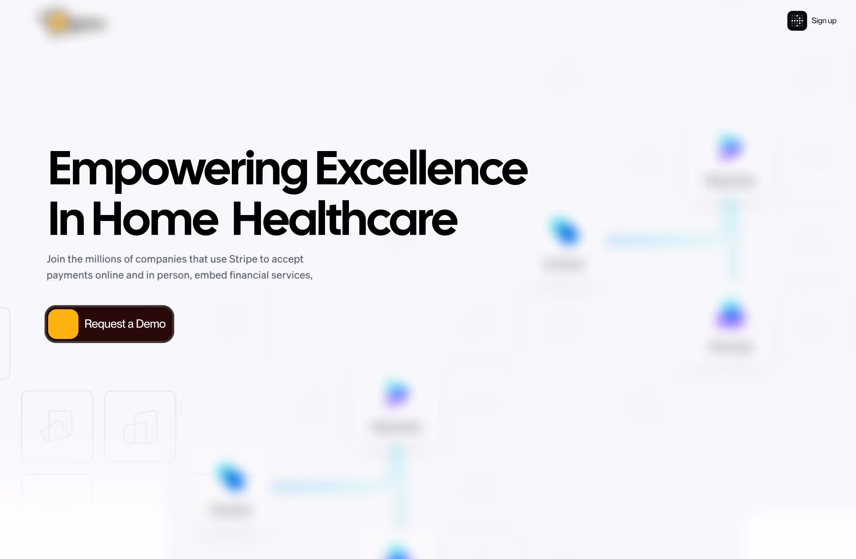 Website styleframe for a client project
