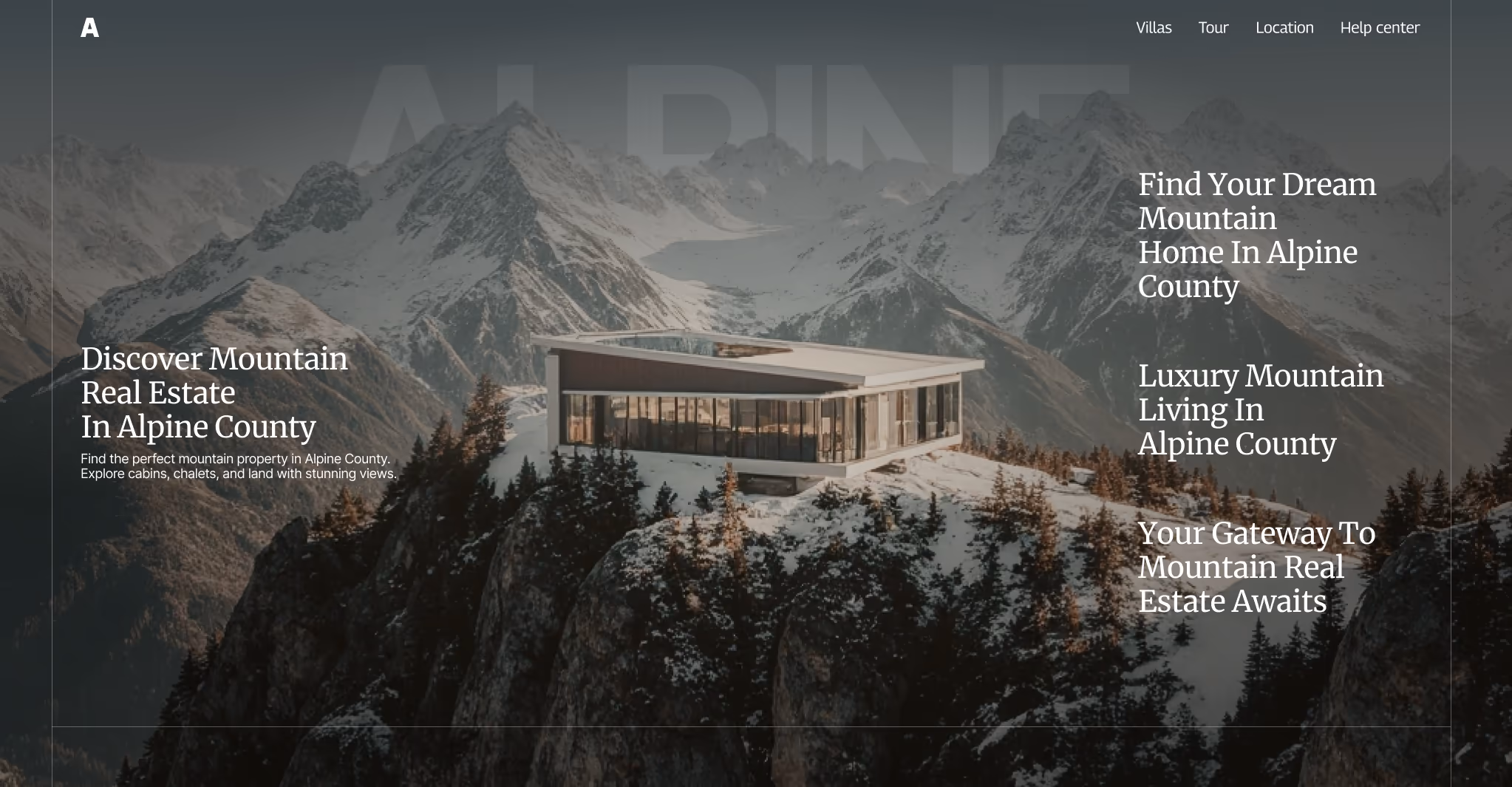 Website for real estate